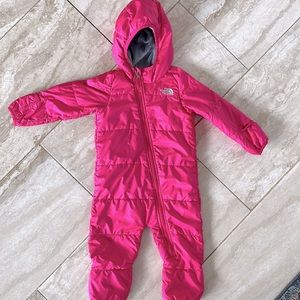 The North face snow bunting suit.